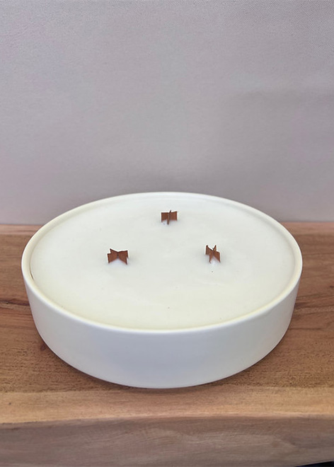 Ceramic candle